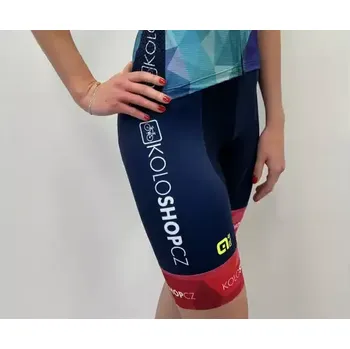 Cyklistické kalhoty Alé Team Prime Koloshop dámské kraťasy multicolor vel. XL
