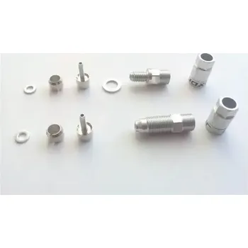 Brzda na kolo Quaxar sada koncovek hadice pro hydraulické brzdy, malý závit
