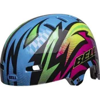 Cyklistická přilba Bell Span přilba Blue/Magenta Psycho vel. XS (49–53 cm)
