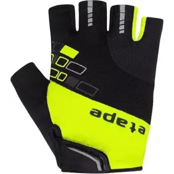 Etape Winner pánské rukavice černá/žlutá fluo vel. L