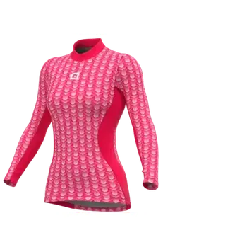 Alé Intimo Cubes dámské funkční triko dlouhý rukáv strawberry vel. XS