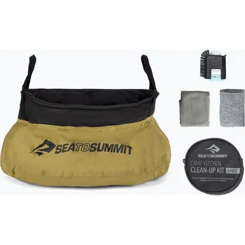 Kempingové nádobí Čistící sada Sea to Summit Camp Kitchen Clean-Up Kit blue