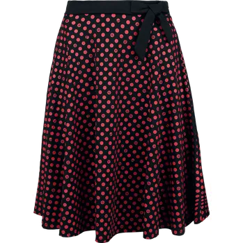 Dámská sukně Středně dlouhá sukně Rock z Rock Rebel by EMP - Rock Rebel X Lucky 13 - Skirt - Ženy - černá