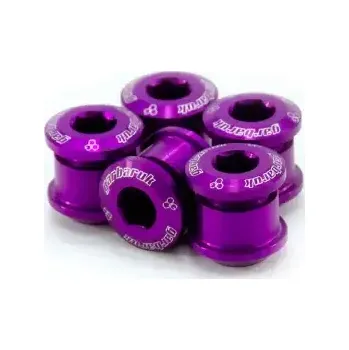 Převodník na kolo Garbaruk sada šroubů do převodníku Fialová