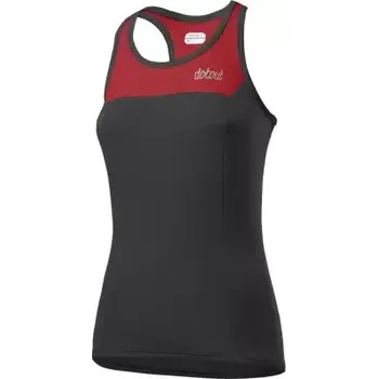 cyklistický dres Dotout Crew dámský top Black/Red vel. S