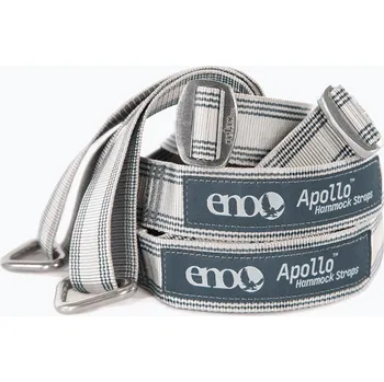 Houpací síť Popruh k zavěšení houpací sítě ENO Apollo Hammock grey/charcoal