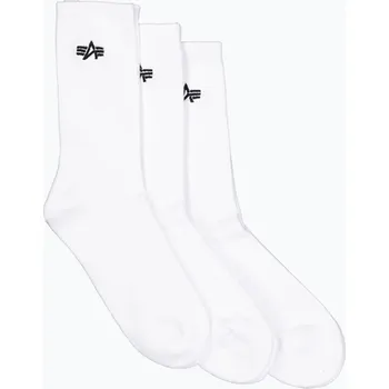 Pánské ponožky Pánské ponožky Alpha Industries Basic 3 páry white