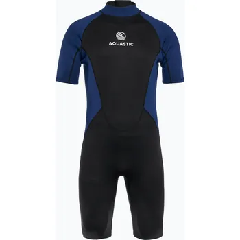Neoprenový oblek Pánský plavecký neopren AQUASTIC Wavey 2 mm black/blue