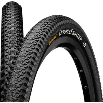 Plášť na kolo Continental Double Fighter III 26x1,90" MTB plášť drát Black Reflex