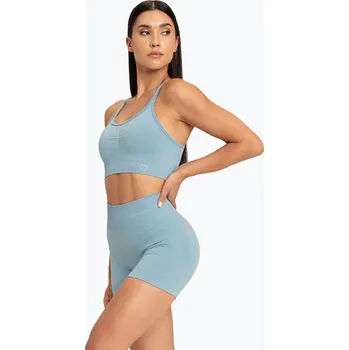 Dámské kraťasy Dámské tréninkové šortky Gym Glamour Push Up 2.0 blue lagoon