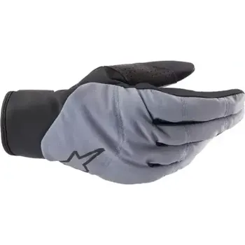 Cyklistické rukavice Alpinestars Denali 2 pánské rukavice Grisaille Black/Coral Fluo vel. S