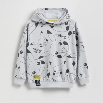 Chlapecká mikina Reserved - Mikina Pokémon - světle šedá - 930FJ-09X - 930FJ-09X-170