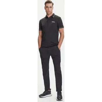 Pánská košile BOSS Polokošile Paul Pro 50506203 Černá Slim Fit XXL