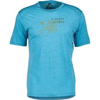 Dámské tričko SCOTT tričko Defined Merino SS 2022 nile blue S Pánské