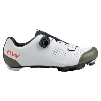 Pánské cyklistické tretry Northwave Razer pánské MTB tretry Light Grey/Forest Green vel. 43