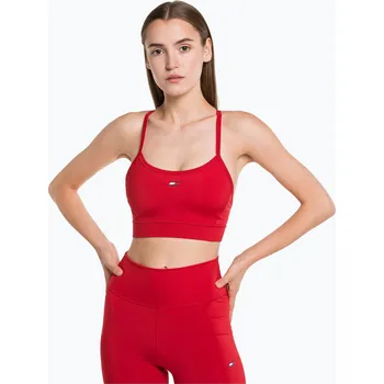 Podprsenka Tommy Hilfiger Essentials Low Int fitness podprsenka červená