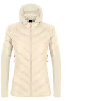 Dámská softshellová bunda Salewa Agner Hybrid RDS DWN dámská bunda Oatmeal vel. 46/40/L