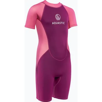Neoprenové oblečení Dětský neopren AQUASTIC Wavey Jrg 2 mm pink