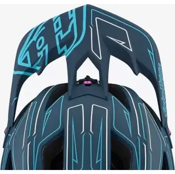 Cyklistická přilba Troy Lee Designs Stage Visor Pinstripe náhradní kšilt Marine