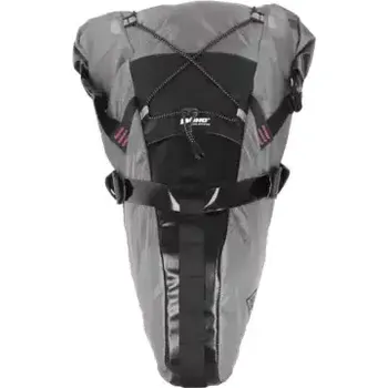 Sedlo na kolo Woho X-Tourning Dry Bag podsedlová brašna 8-12 l Honeycomb Iron šedivá vel. M