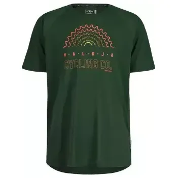 cyklistický dres Maloja KeeseckM. pánský dres krátký rukáv Fir vel. M