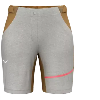Cyklistické kalhoty Salewa Vento HEMP/DST dámské kraťasy Oatmeal vel. 42/36/S