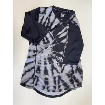 cyklistický dres Troy Lee Designs Mischief dámský dres 3/4 rukáv Tie Dye Black vel. M