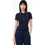 Dámské polo tričko Lacoste Polo DF9599 navy blue/rill/grenadine