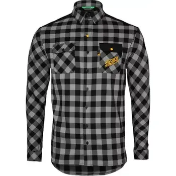 Pánská košile Silvini Farini pánská košile Grey/Tiger vel. XL