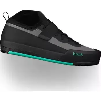 Pánské cyklistické tretry Fizik Gravita Tensor MTB pánské tretry Grey/Aqua Marine vel. 41