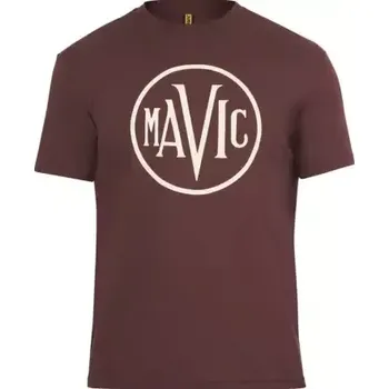 Pánské tričko Mavic Heritage Logo pánské triko krátký rukáv Aubergine vel. M