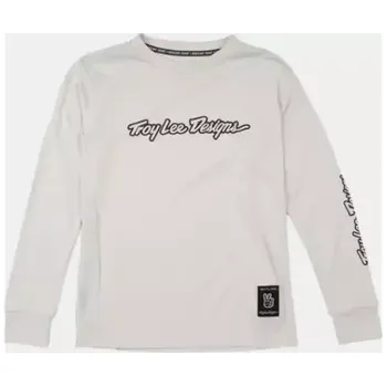 cyklistický dres Troy Lee Designs Skyline Ride Tee Signature dětský dres dlouhý rukáv Mist vel. S