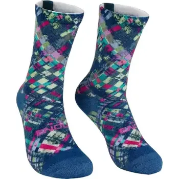 Pánské ponožky Endura Patchwork LTD Printed ponožky Barra Blue vel. S-M (EU 37-42)