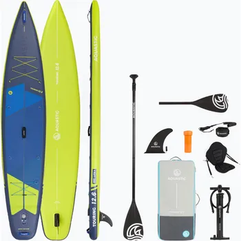 Paddleboard SUP AQUASTIC Touring board 12'6" dark blue