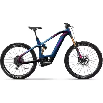 Elektrokolo Haibike Hybe 11 Blue/Magenta/Pink celoodpružené elektrokolo vel. L
