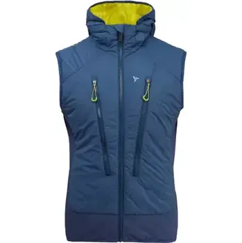 Cyklistická bunda Silvini Polaro pánská skialpová vesta Navy/Lime vel. M