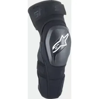 Chránič nohou Alpinestars Impact Plasma Elite Shield chrániče kolen a holení Black/White vel. L