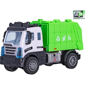 autíčko MikroTrading Auto popelářské 13cm zpětný chod v krabičce