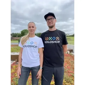 Pánské tričko Koloshop triko krátký rukáv limitovaná edice 2024 bílá vel. XXL