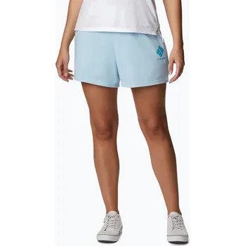 Dámské kraťasy Dámské trekingové kraťasy Columbia Logo III French Terry modré 2032881490