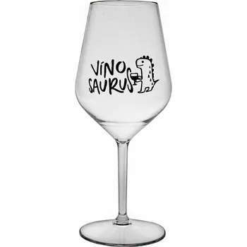 Sklenice VÍNOSAURUS - čirá nerozbitná sklenice na víno 470 ml