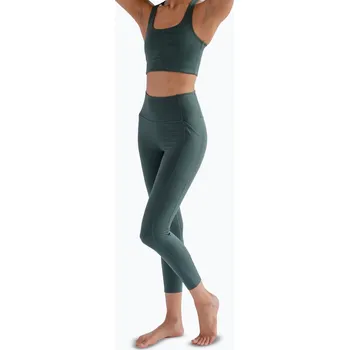 Dámské legíny Dámské tréninkové legíny Girlfriend Collective Pocket moss