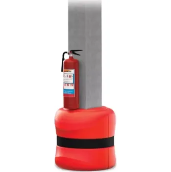 Dětská zábrana Červená bezpečnostní ochrana sloupů KP Protector - délka 20 cm, výška 50 cm