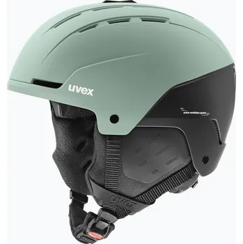 Lyžařská helma UVEX Stance MIPS oxid green/black matt
