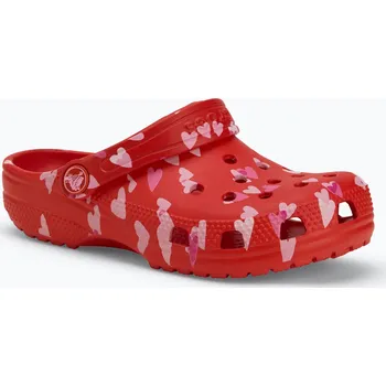 Chlapecké pantofle Dětské nazouváky Crocs Classic Valentines Day Clog Kids cherry red