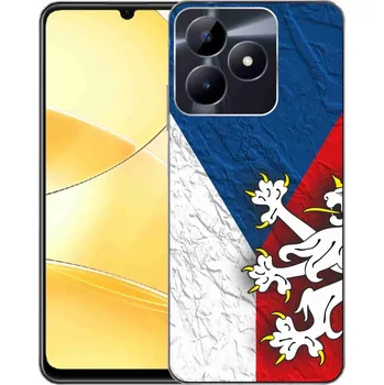 Vlajka Gelový kryt mmCase na Realme C51/C53 - česká vlajka 1