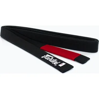 Opasek Opasek pro brazilské jiu-jitsu Fairtex Cotton black