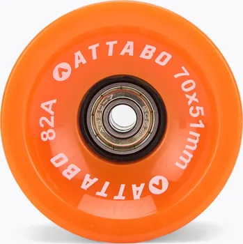 Kolečko na skateboard Longboardová kolečka ATTABO 70x51 mm 4 ks orange