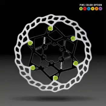 Brzdový kotouč Galfer Floating Disc Wave brzdový kotouč 180x2,0 mm červené čepy