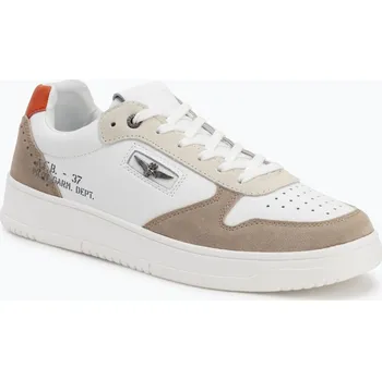 Pánské tenisky Pánské boty Aeronautica Militare251SC235PL244 off white/beige